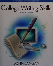 Cover of: College writing skills