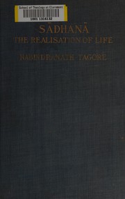 Cover of: Sādhanā by Rabindranath Tagore