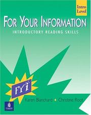 Cover of: For your information intro. level: introductory reading skills