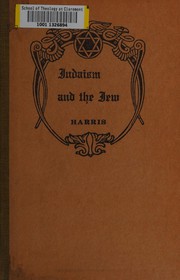Cover of: Judaism and the Jew: a confirmation manual in four parts