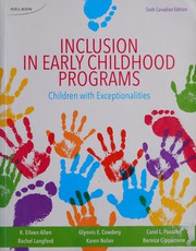 Inclusion in early childhood programs by K. Eileen Allen