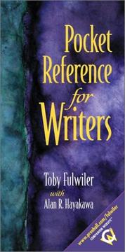 Cover of: Pocket Reference for Writers with APA Updates