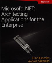 Cover of: Architecting Microsoft  .NET solutions for the enterprise