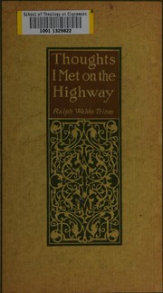 Cover of: Thoughts I met on the highway: words of friendly cheer from "The books."