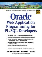 Oracle Web application programming for PL/SQL developers