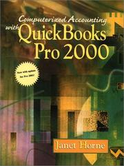 Cover of: Computerized Accounting with Quickbooks Pro 2000 with Update for Pro 2001