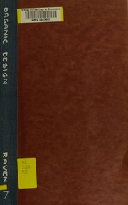 Cover of: Organic design by Charles E. Raven