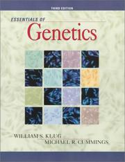 Cover of: Essentials of genetics by William S. Klug