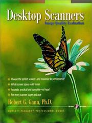 Cover of: Desktop Scanners by Gann, Robert