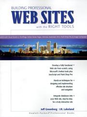 Building professional Web sites with the right tools