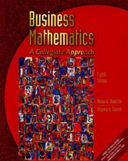 Cover of: Business Mathematics: A Collegiate Approach (8th Edition)