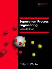 Cover of: Separation Process Engineering (2nd Edition) | Phillip C. Wankat
