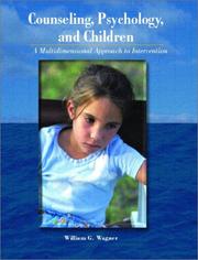 Cover of: Counseling, Psychology, and Children