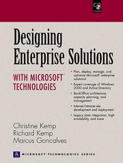 Designing enterprise solutions with Microsoft technologies