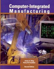 Cover of: Computer-Integrated Manufacturing (2nd Edition) by James A. Rehg, Henry W Kraebber
