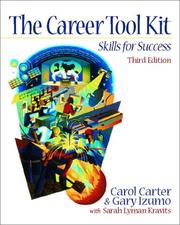 Cover of: The Career ToolKit by Carol Carter, Gary Izumo, Sarah Kravits