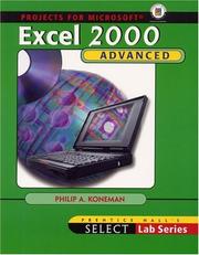 Cover of: Advanced projects for Microsoft Excel 2000