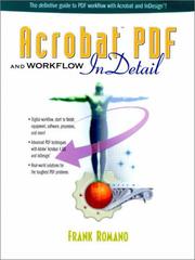 Cover of: Acrobat PDF and Workflow InDetail