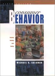 Cover of: Consumer behavior: buying, having, and being