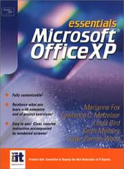 Cover of: Essentials: Microsoft Office XP