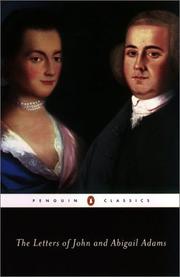 Cover of: The letters of John and Abigail Adams