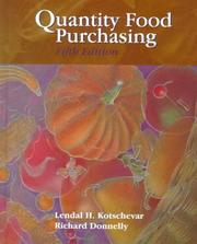 Cover of: Quantity food purchasing