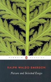 Cover of: Nature and selected essays by Ralph Waldo Emerson