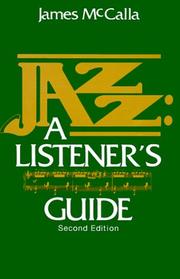 Cover of: Jazz, a listener's guide