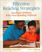 Cover of: Effective reading strategies: teaching children who find reading difficult