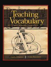 Teaching vocabulary by Gail E Tompkins, Gail E. Tompkins, Cathy L. Blanchfield