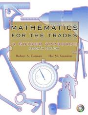Mathematics for the trades by Robert A. Carman, Hal M. Saunders