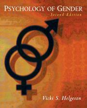 Cover of: Psychology of Gender (2nd Edition) by Vicki S. Helgeson