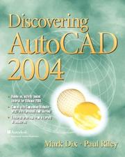 Cover of: Discovering AutoCAD 2004
