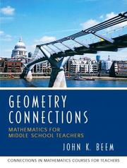 Geometry connections : mathematics for middle school teachers