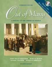 Cover of: Out of Many: A History of the American People, Combined Volume, Media and Research Update (4th Edition)