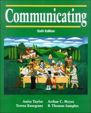 Cover of: Communicating by Anita Taylor ... [et al.].