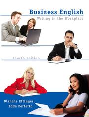Cover of: Business English by Blanche Ettinger, Edda L. Perfetto