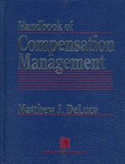 Cover of: Handbook of compensation management