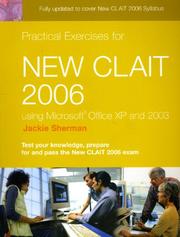 Practical exercises for new CLAIT 2006 using Office XP