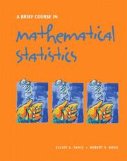 A brief course in mathematical statistics