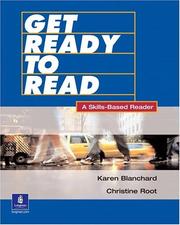 Cover of: Get ready to read by Karen Lourie Blanchard