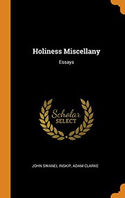 Cover of: Holiness Miscellany: Essays