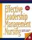 Cover of: Effective Leadership and Management in Nursing (6th Edition)