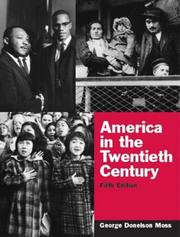 Cover of: America in the Twentieth Century, Fifth Edition