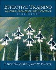 Effective training : systems, strategies and practices