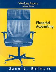 Cover of: Working Papers: Financial Accounting