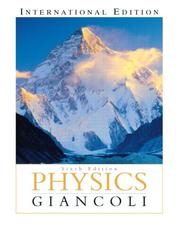 Cover of: Physics by Douglas C. Giancoli