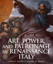 Cover of: Art in Renaissance Italy by John T. Paoletti