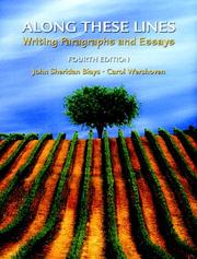 Cover of: Along these lines: writing paragraphs and essays