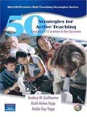 Cover of: 50 Strategies for Active Teaching by Andrea M. Guillaume, Ruth Yopp-Edwards, Hallie Yopp-Slowik